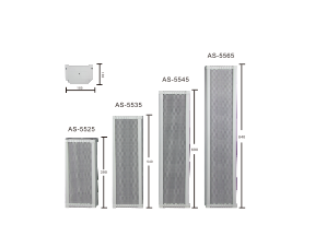 AS-55系列 中大型全天候鋁合金音柱